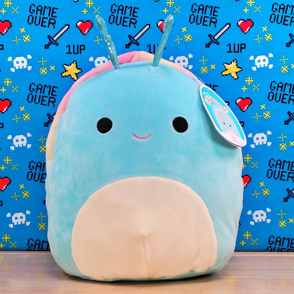 Squishmallow Sid the Blue Snail 11" Ultrasoft Stuffed Animal Plush Toy NWT